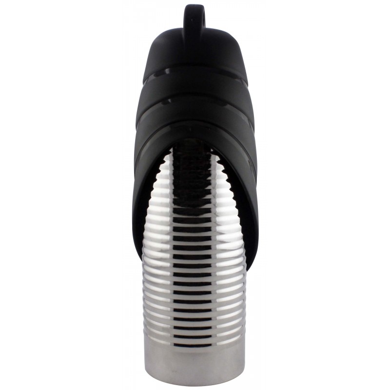 Ribbed Bottle with Cap